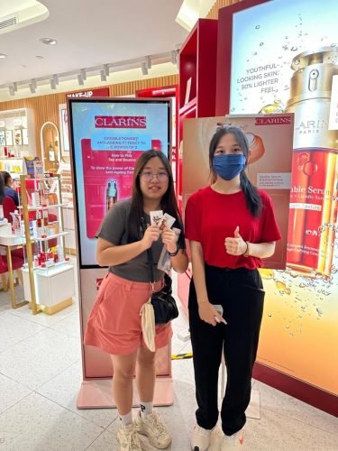 Clarins in-store activation (MY)
